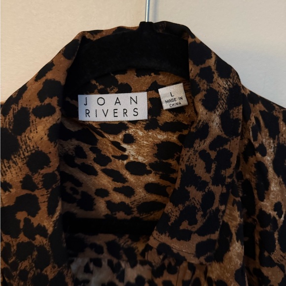 Joan Rivers Animal Print Blouse - Picture 2 of 4